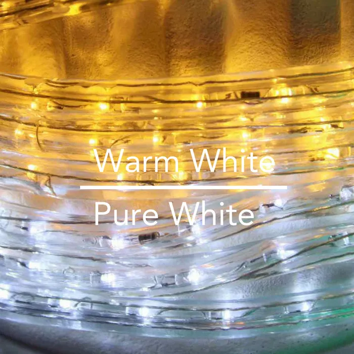 1/2" Pure White LED Rope Lights