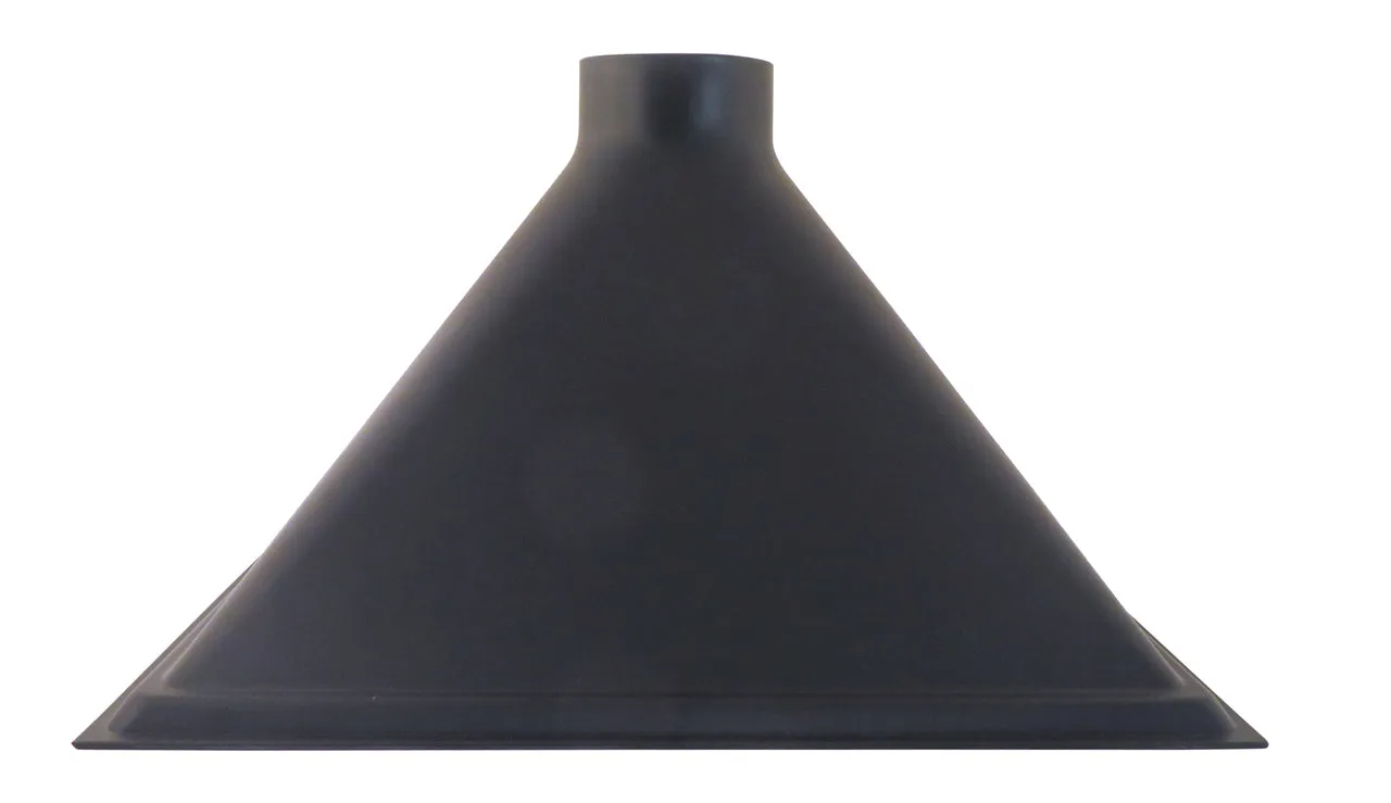 13" x 16" x 10" Deep ABS Plastic Dust Hood, 4" OD