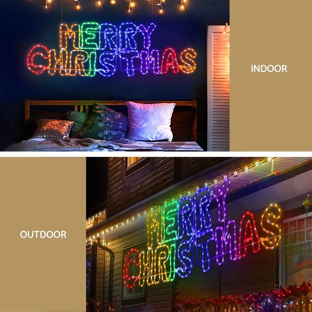 1.6M Christmas Lights Motif 360 LED Rope Light Outdoor Decoration