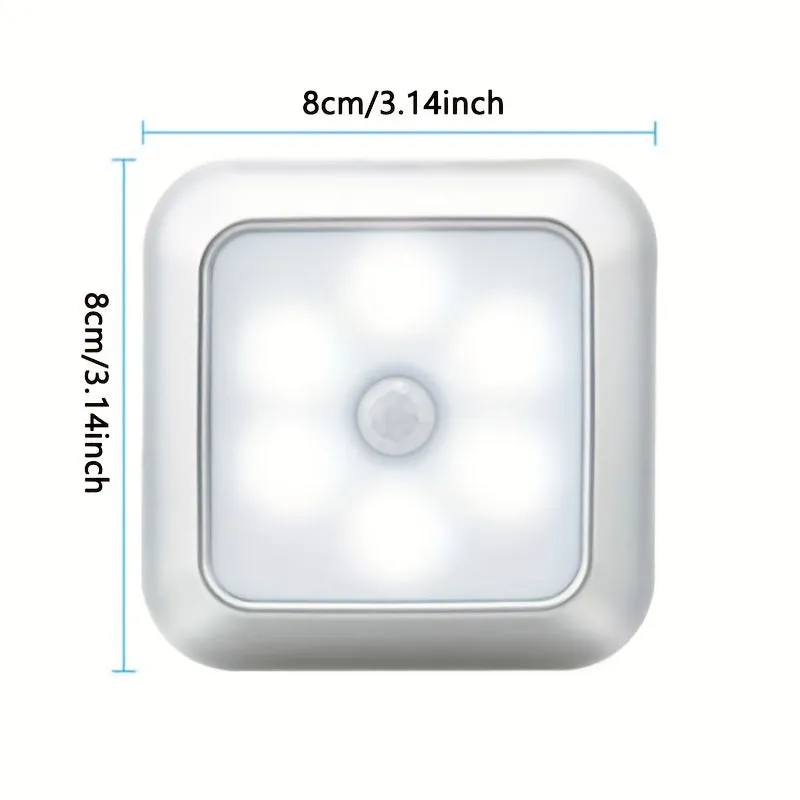 1pc Motion Sensor Night Light, Stair Wireless Night Light For Cabinet Toilet Wardrobe Decor