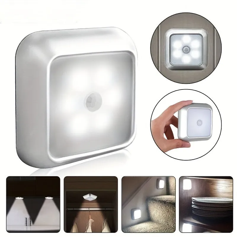 1pc Motion Sensor Night Light, Stair Wireless Night Light For Cabinet Toilet Wardrobe Decor