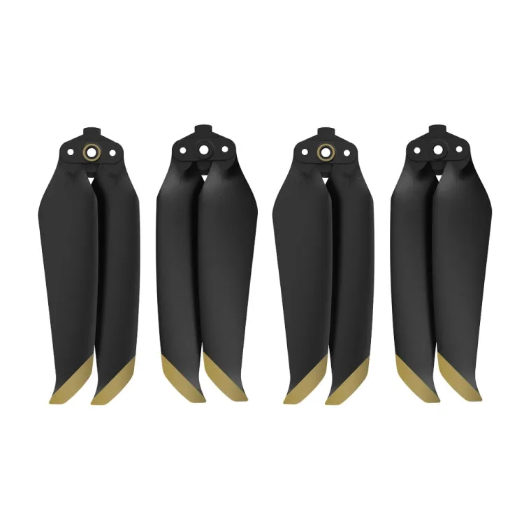 2 Pairs Sunnylife 7238F-2 For DJI Mavic Air 2 / Air 2S Low Noise Quick-release Propellers(Gold)