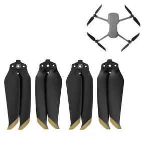 2 Pairs Sunnylife 7238F-2 For DJI Mavic Air 2 / Air 2S Low Noise Quick-release Propellers(Gold)