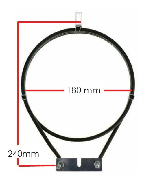 2000Watt Fan Forced Oven Element suits Euromaid, AEG - Part # FE-33