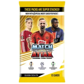 2024/25 Topps Match Attax UEFA League Cards [12 Cards]