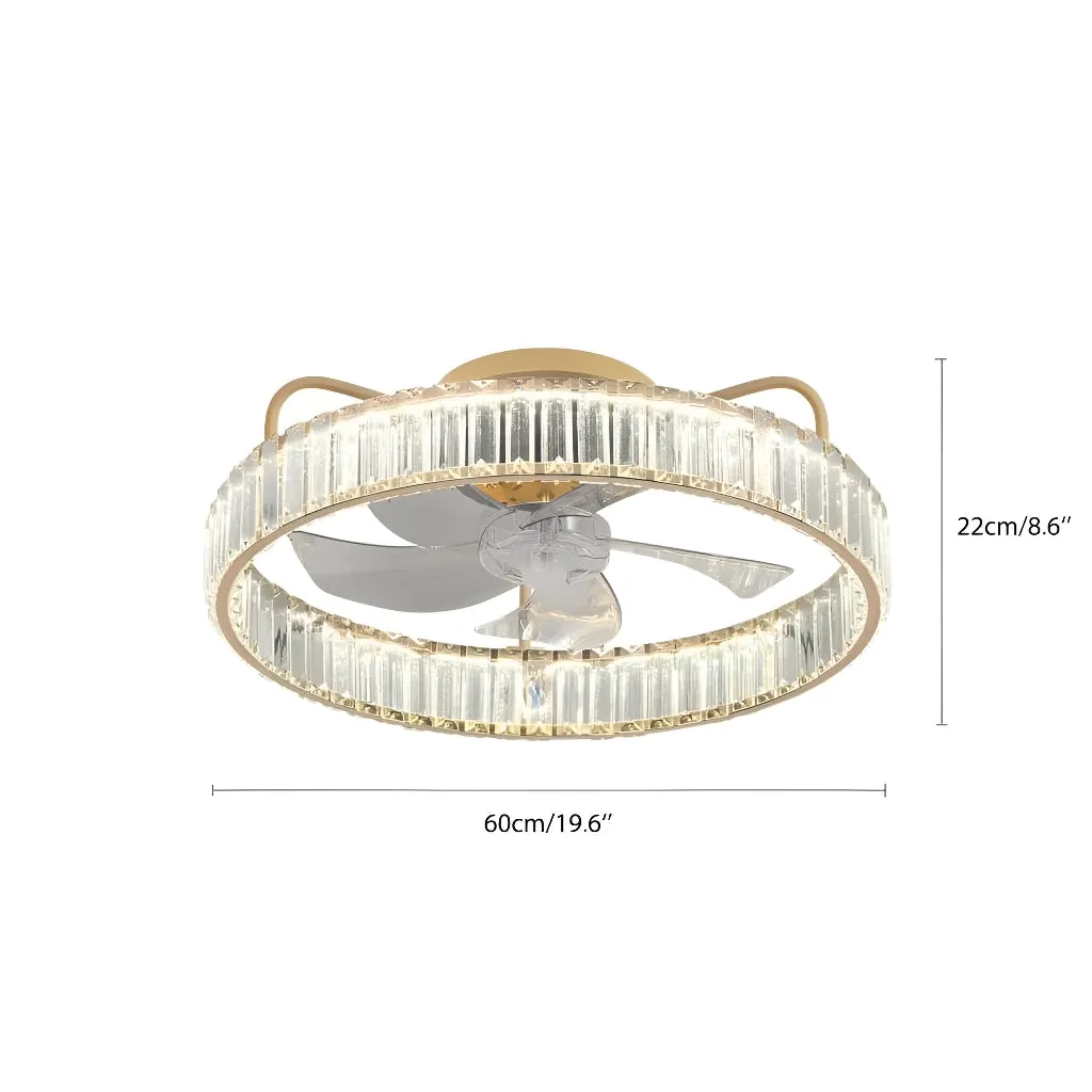 360° Oscillating blade Ceiling Fan with Remote Control for Bedroom