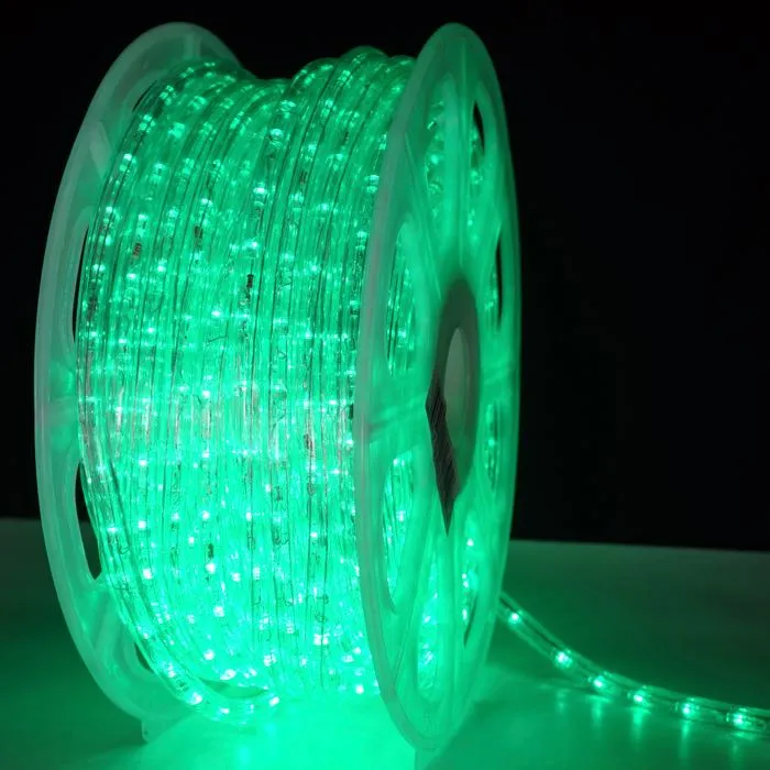 3/8" Green LED Rope Lights