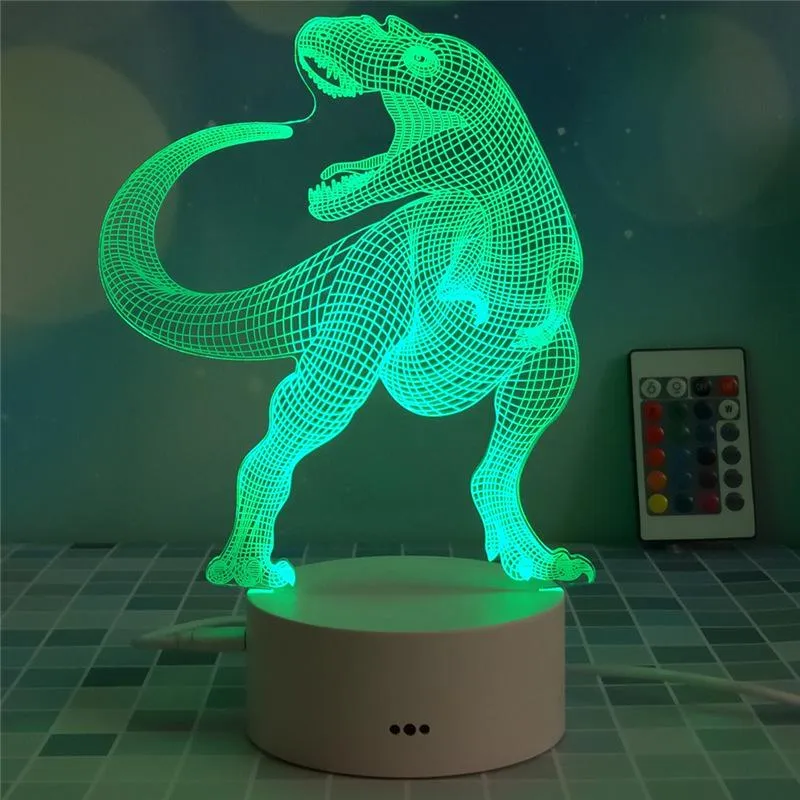 3D Night-light Bedside Lamp Touch Switch