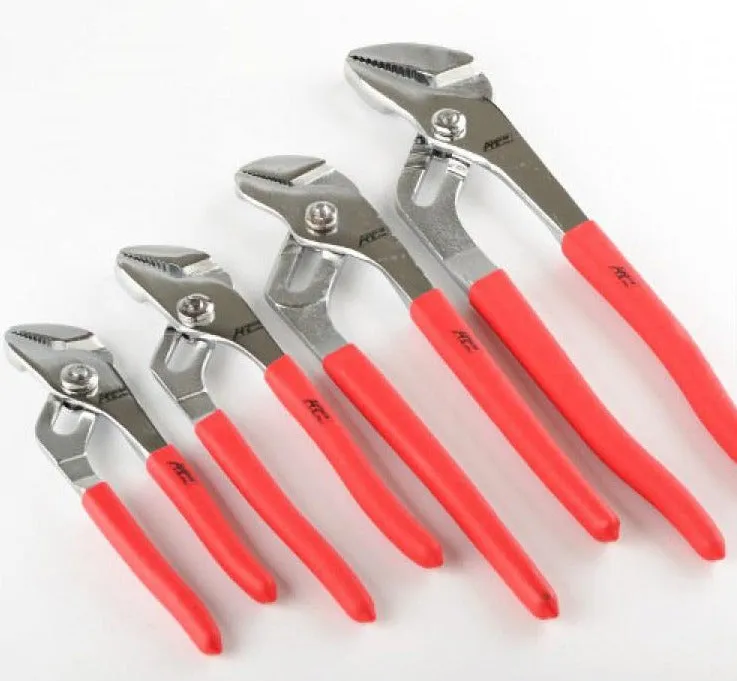 4 Piece Groove Slip Joint Mechanics Plumbers Pliers Tool Set