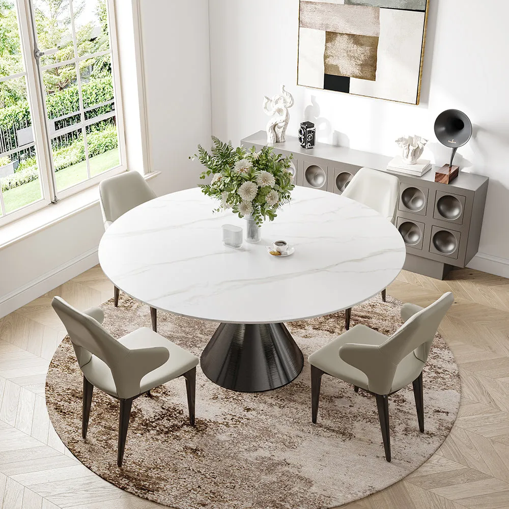 43.5” Sintered Stone Top Round Dining Table