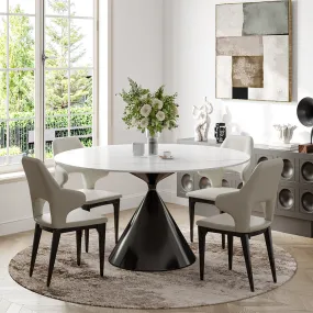 43.5” Sintered Stone Top Round Dining Table