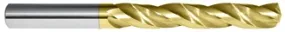 453-102500B: 0.2500 (1/4), Jobber Length Carbide Twist Drill- 150 deg, TiN, USA