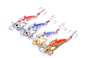 4X 8g Fishing Switchblade Blade VIBE VIB Metal Lures 50mm