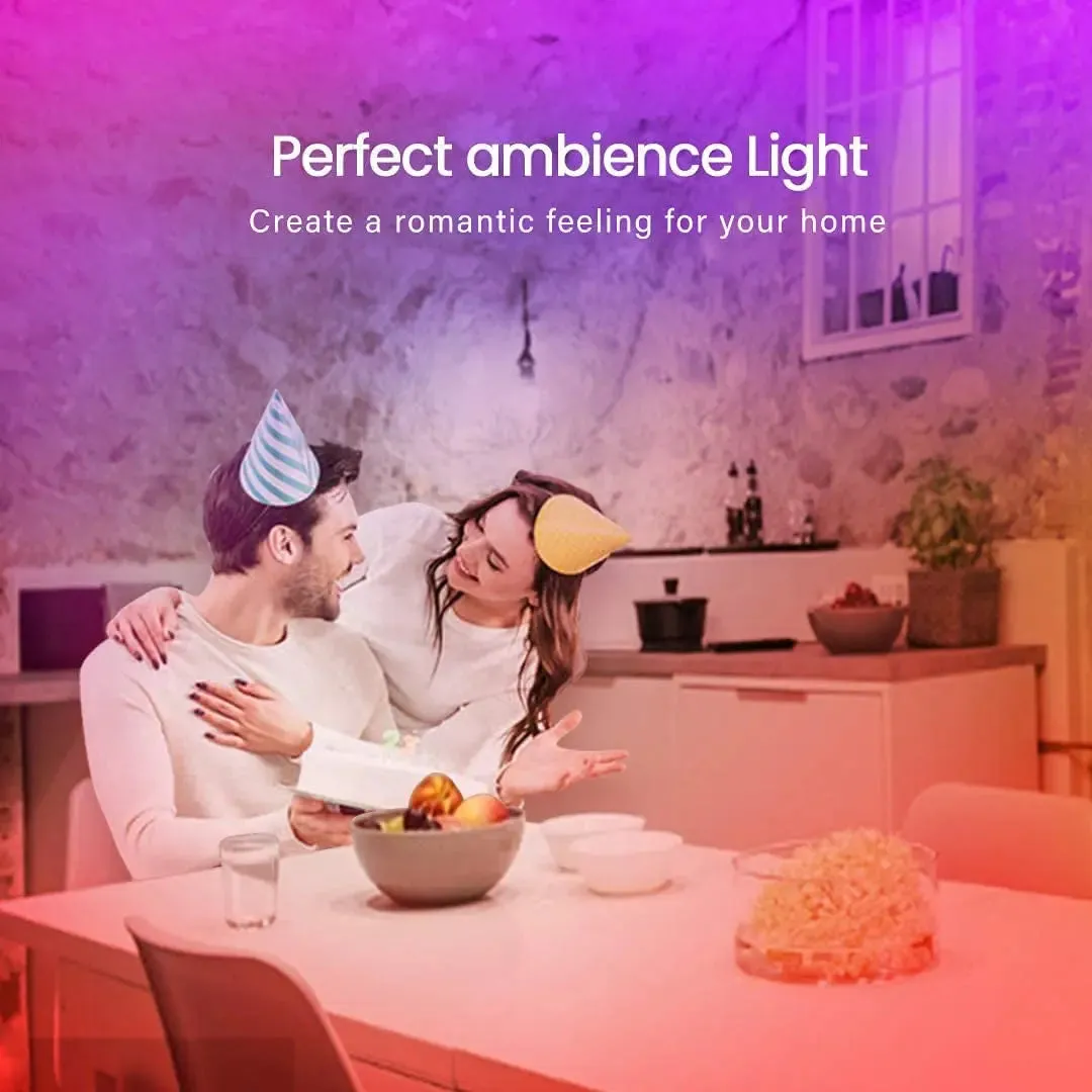 50 FT LED Strip Lights,Bluetooth LED Lights for Bedroom, Color Changing Light Strip with Music Sync, Phone Controller and IR Remote(App Remote  Mic).