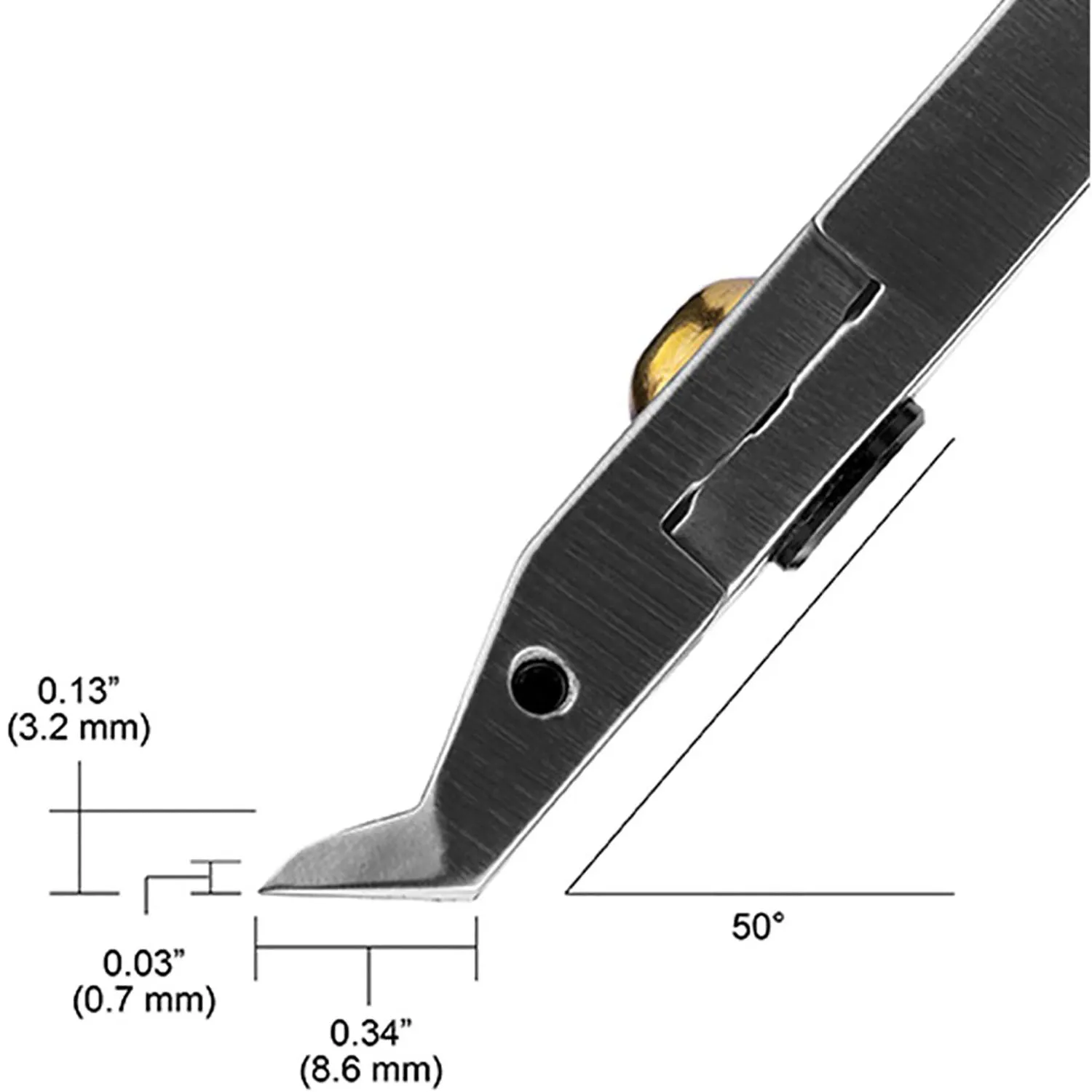 5084W - Hard Wire Cutter Tungsten Alloy Body 50° Thin Flush