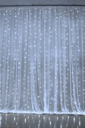 600 LED Curtain Light - White