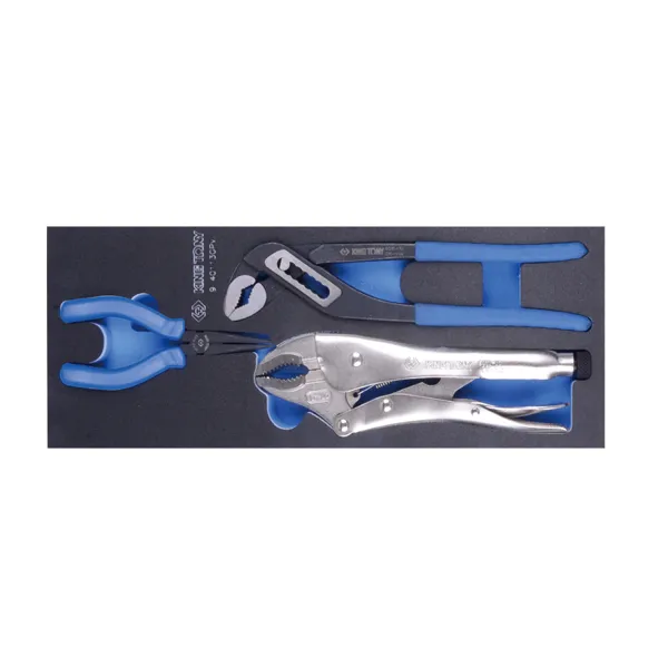 9-40122GPV - King Tony 2Pc Combination Plier Set & EVA Foam