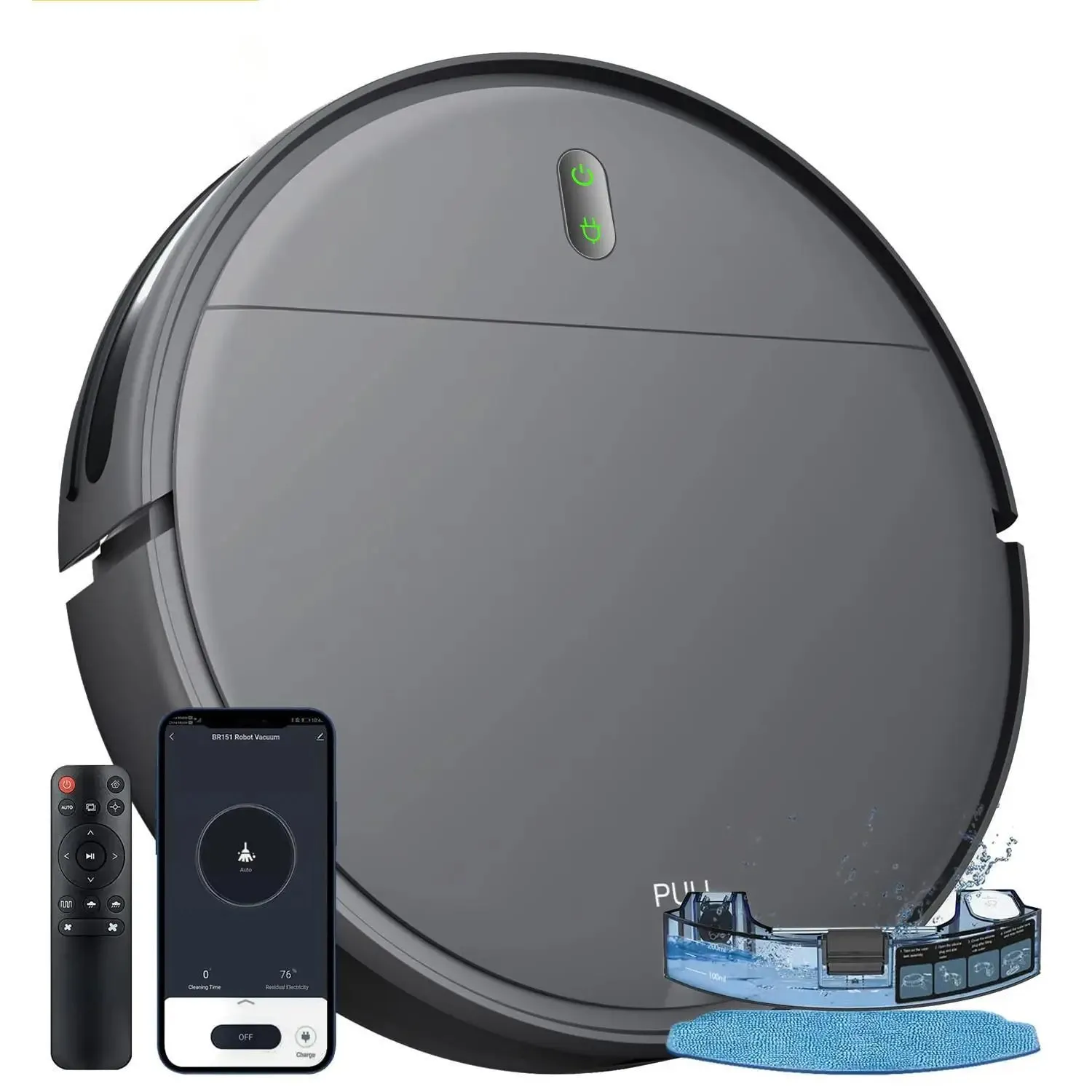 ABIR BR151 Robot Vacuum Cleaner Auto Charging, Wet Robot