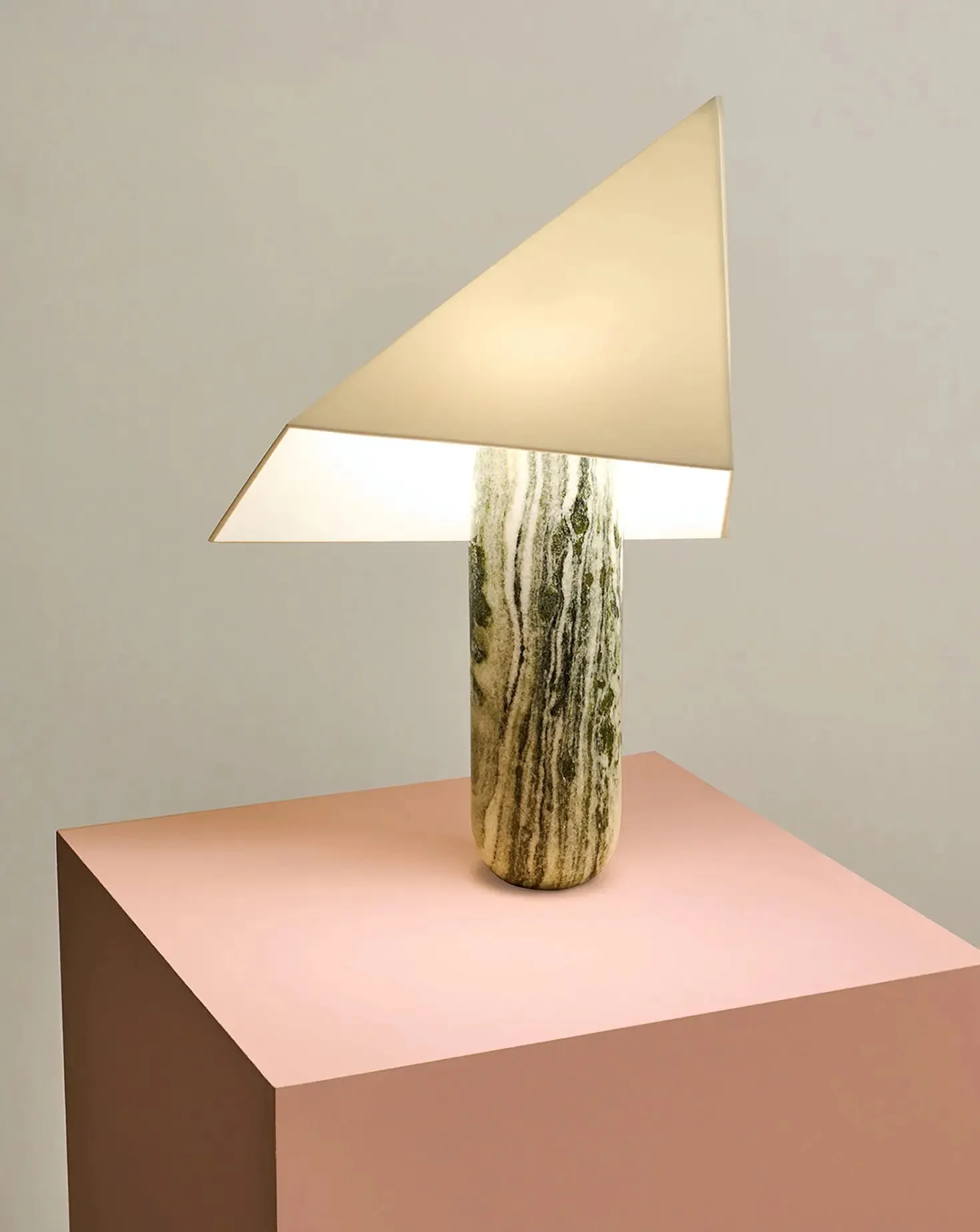 Acme Green Marble Table Lamp