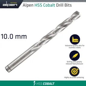 ALPEN HSS COBALT BULK DIN 338 RN,  10.0 ALP6130100