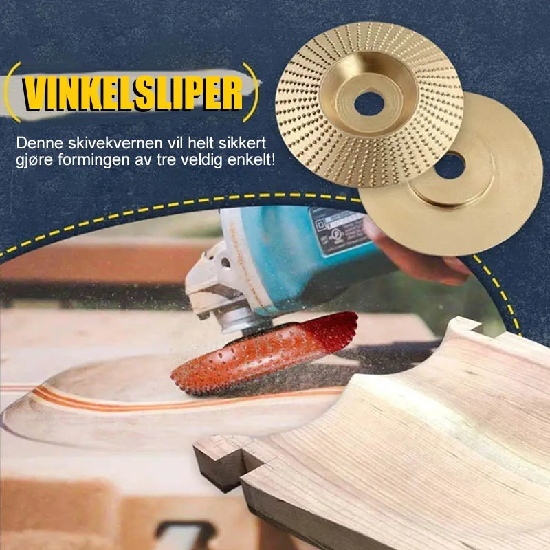 Angle grinder for efficient woodworking - accessories