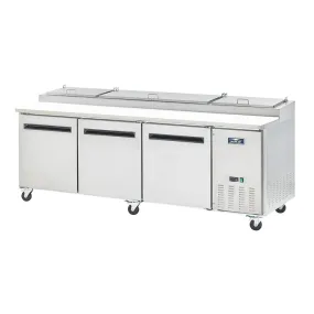 Arctic Air APP94R 94" Triple Door Stainless Steel Pizza Prep Table