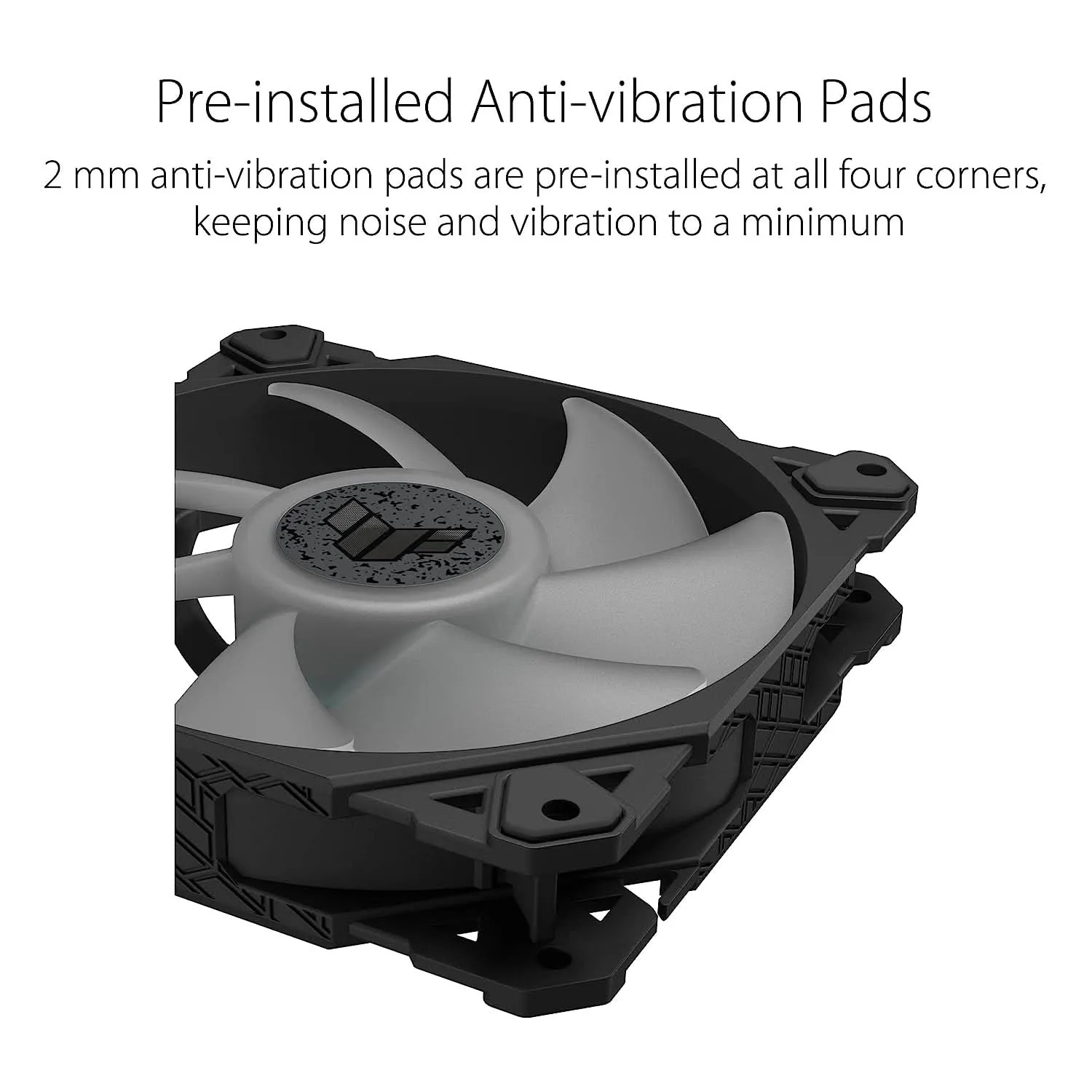 ASUS TF120 ARGB 120MM CABINET FAN TRIPLE PACK WITH ARGB CONTROLLER BLACK