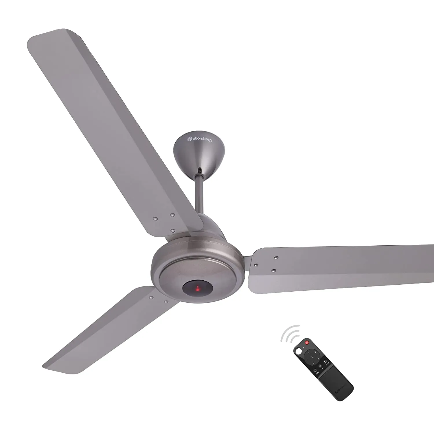 Atomberg Efficio  1200 mm BLDC Motor with Remote 3 Blade Ceiling Fan sand grey