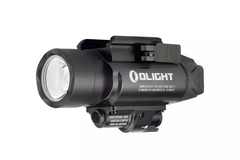 BALDR Pro Tactical Flashlight with laser - black