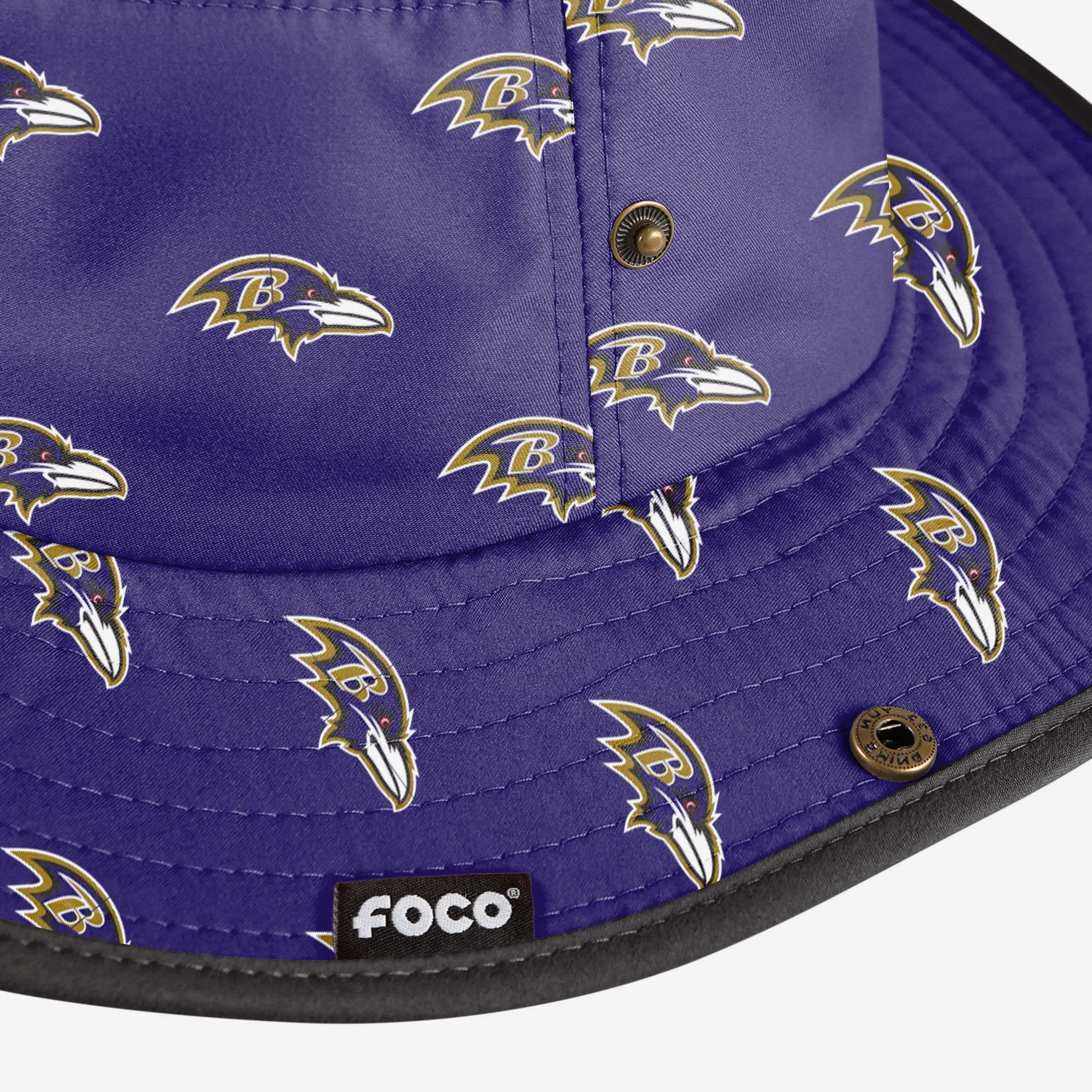 Baltimore Ravens Womens Mini Print Hybrid Boonie Hat