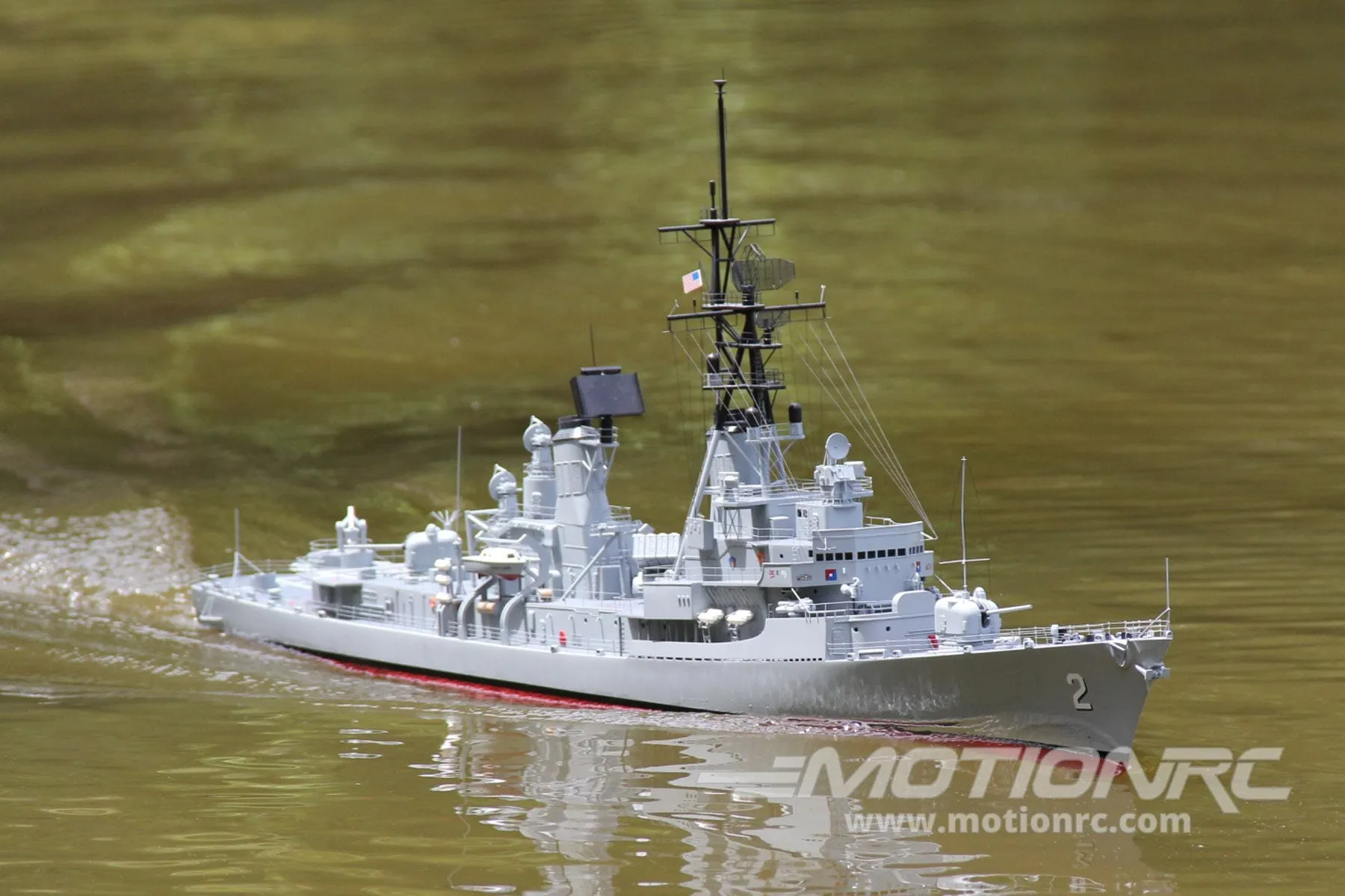 Bancroft USS Charles Adams 1/100 Scale 1375mm (53.6") US Guided Missile Destroyer - RTR