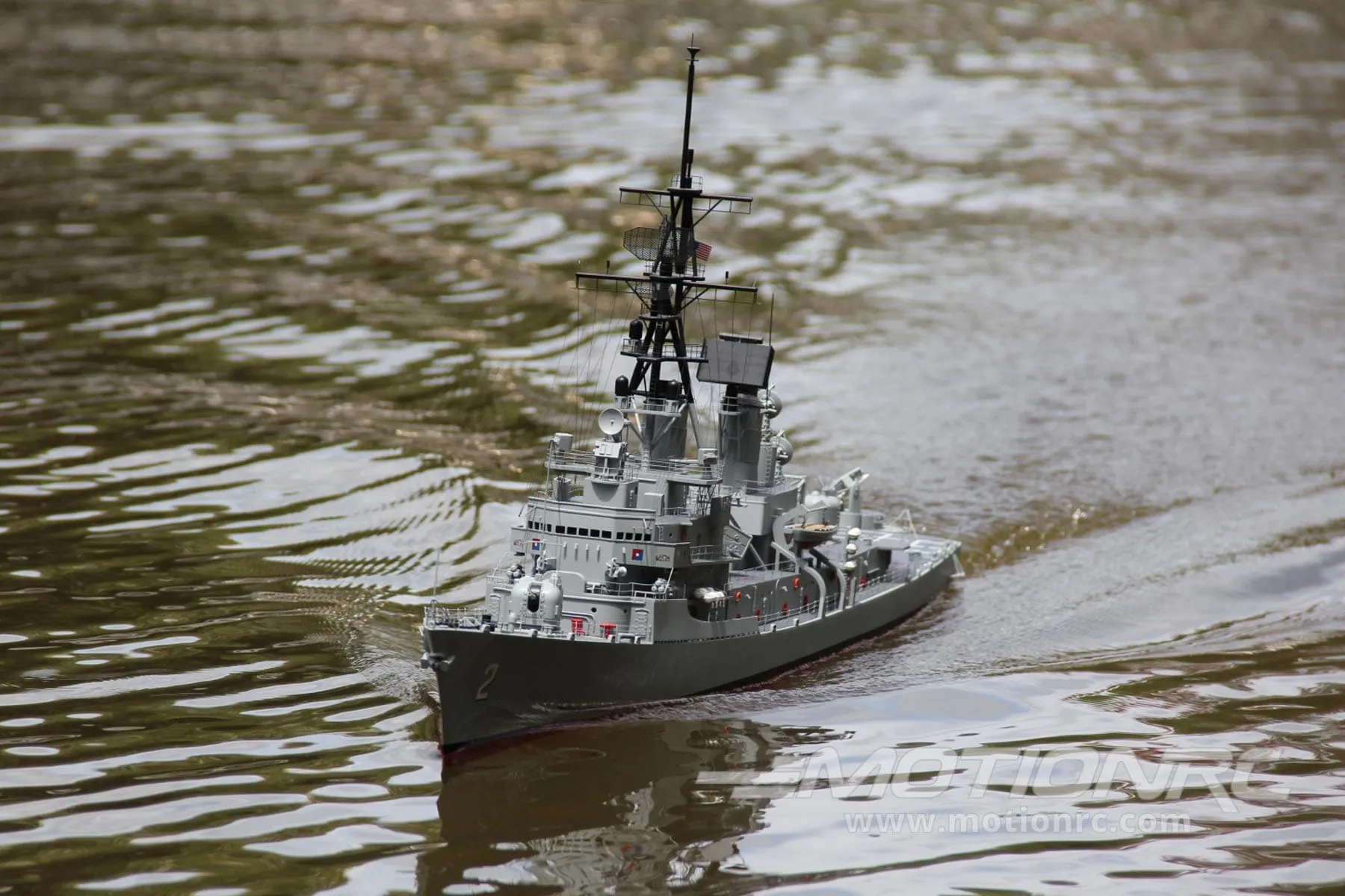 Bancroft USS Charles Adams 1/100 Scale 1375mm (53.6") US Guided Missile Destroyer - RTR