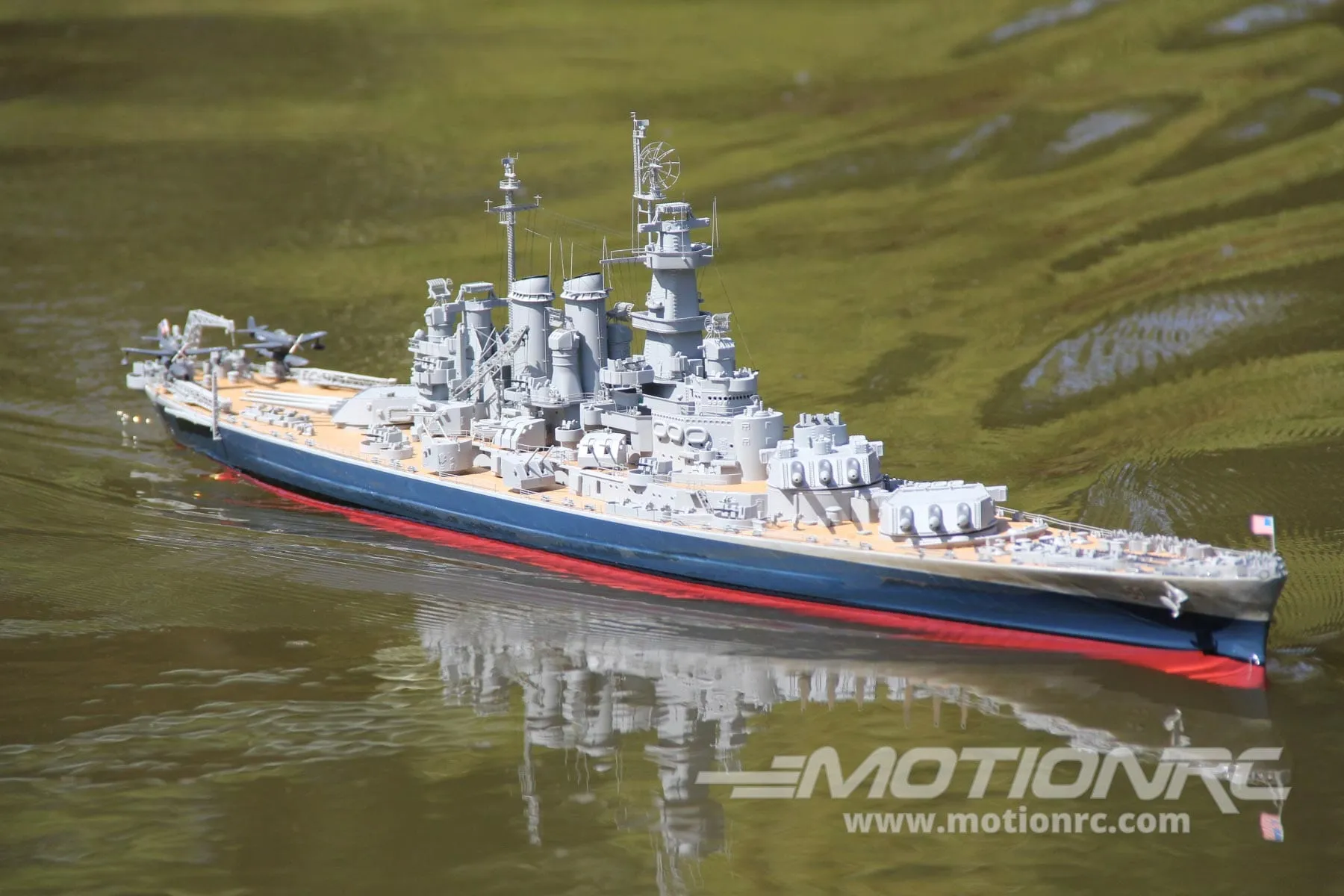 Bancroft USS North Carolina 1/200 Scale 1100mm (42.9") US Battleship - RTR