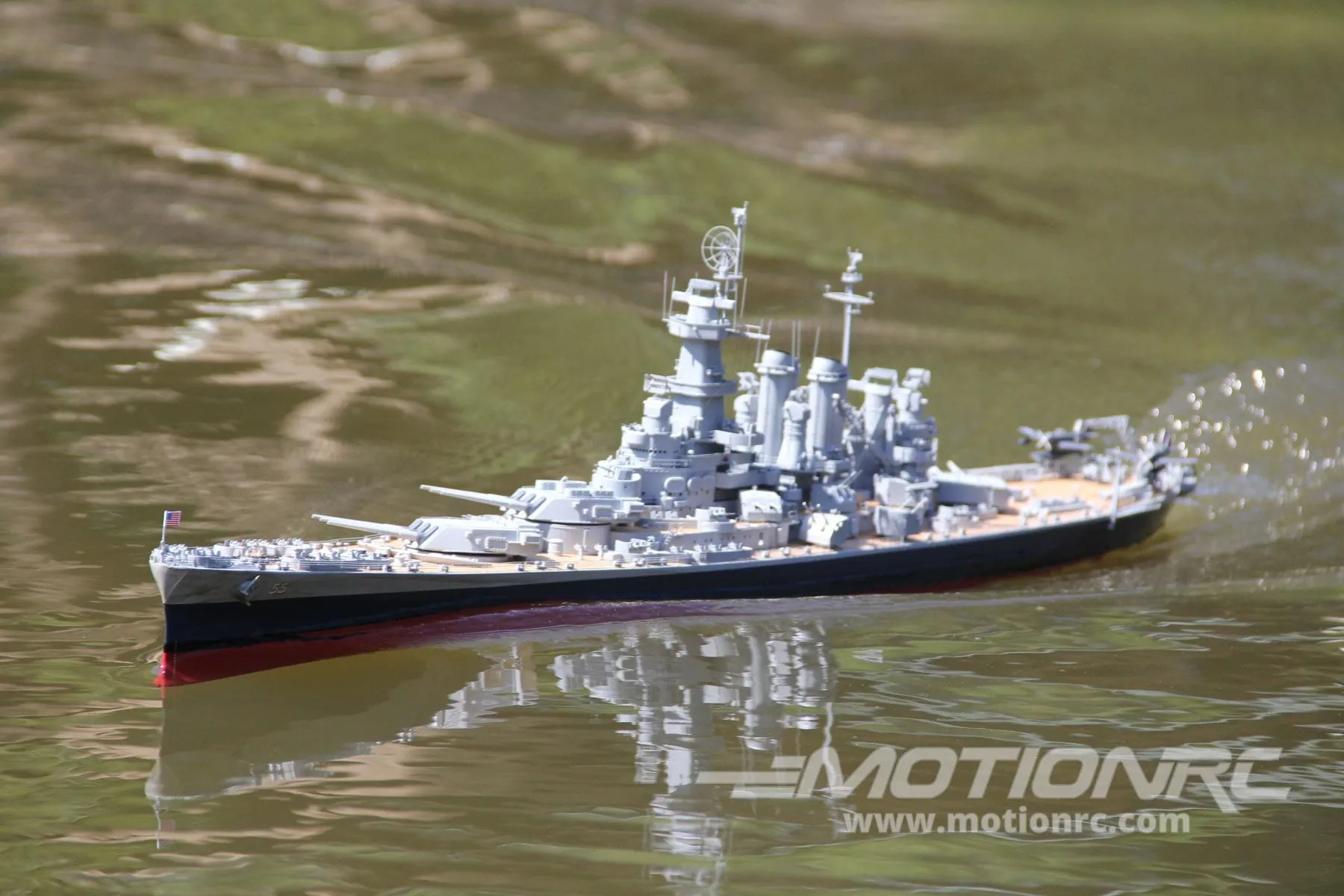 Bancroft USS North Carolina 1/200 Scale 1100mm (42.9") US Battleship - RTR