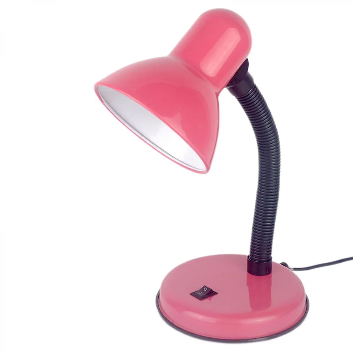 Basic Metal Flexible Hose Neck Desk Lamp - Provides bright illumination for any workspace, and its adjustable arm and head make it easy to direct light where needed - A functional desk lamp to meet your basic lighting needs - 8685327687947