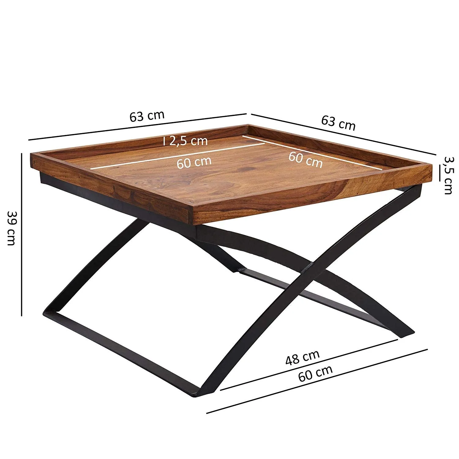 Bastia Solid Wood Coffee Table