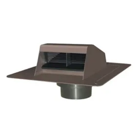 Bathroom Exhaust Vent, Brown