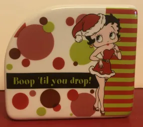 Betty Boop Santa Baby Napkin Holder               Retired