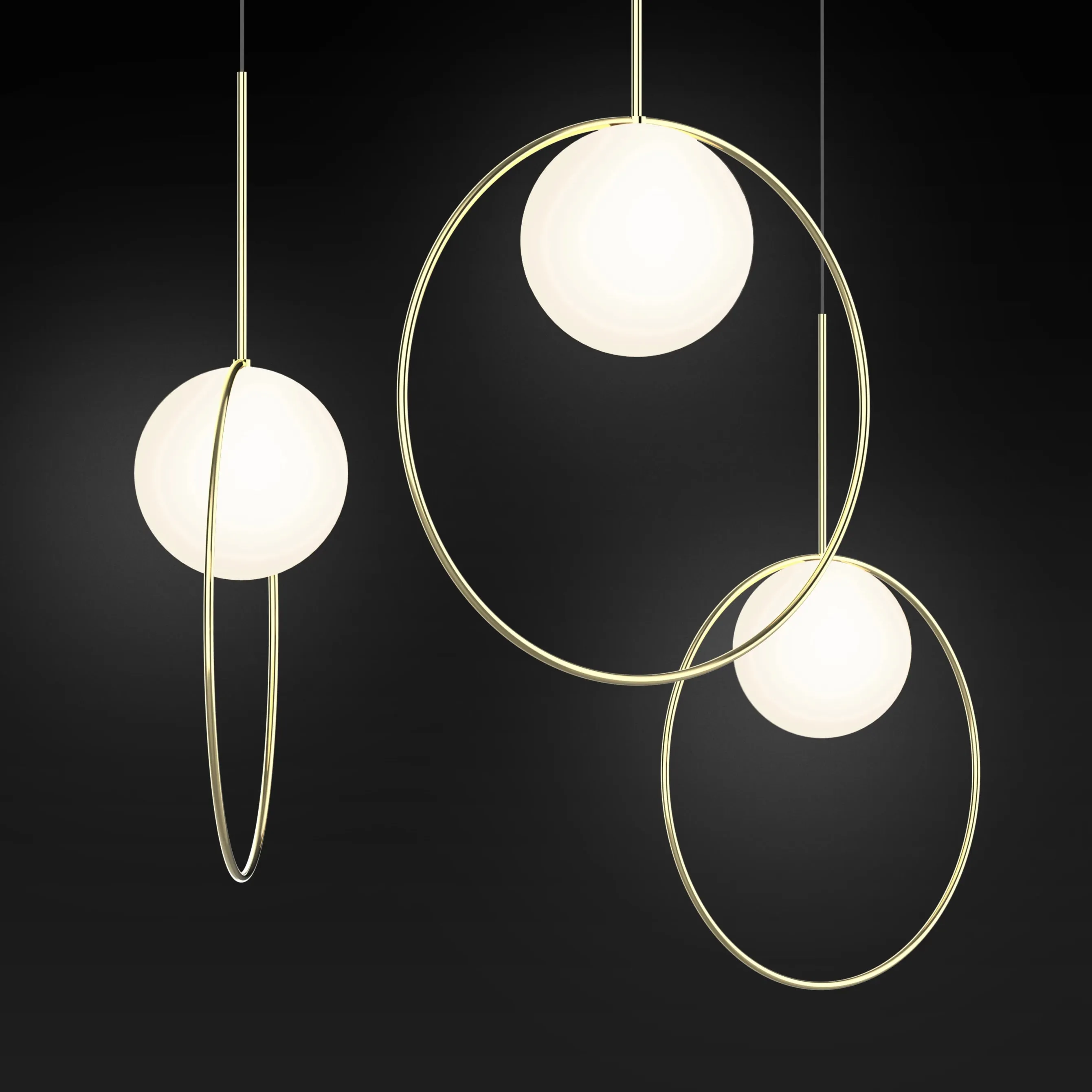 Bola Halo Pendant Light