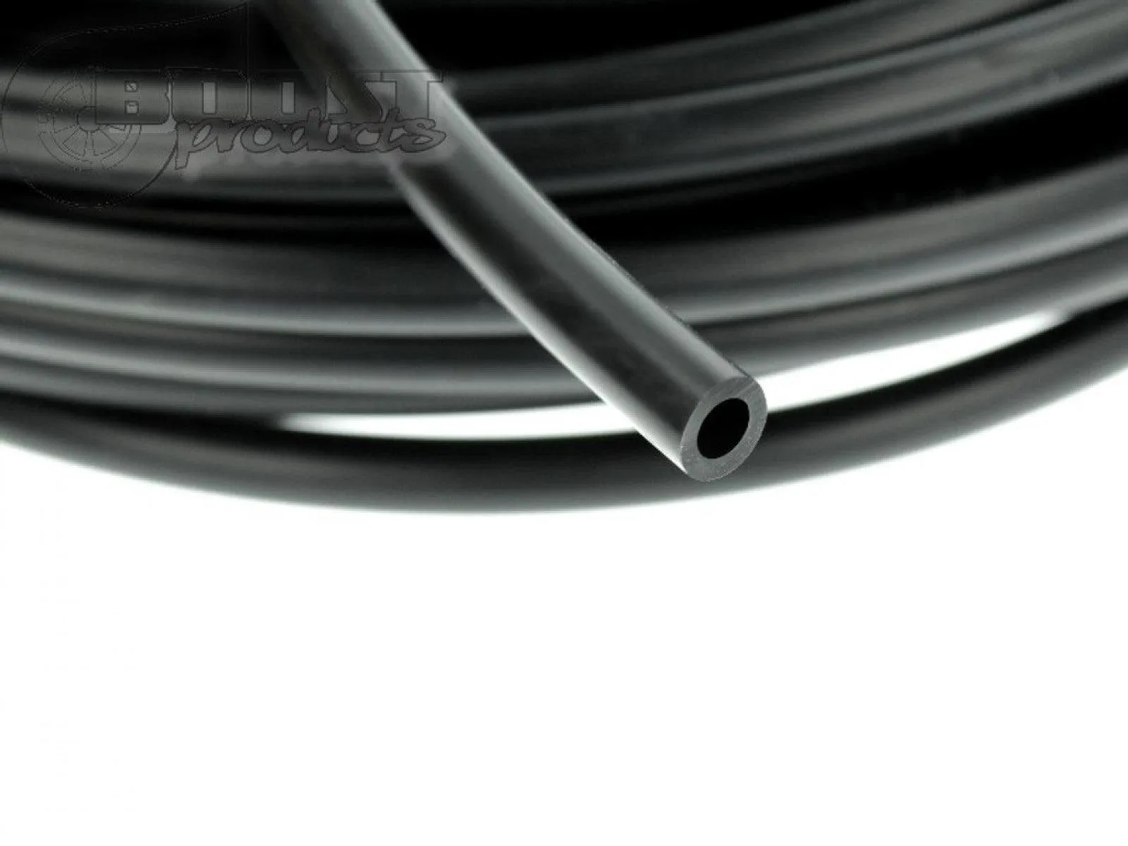 BOOST products Silicone Vacuum Hose 5mm (13/64") ID, Black, 15m (50ft) Roll