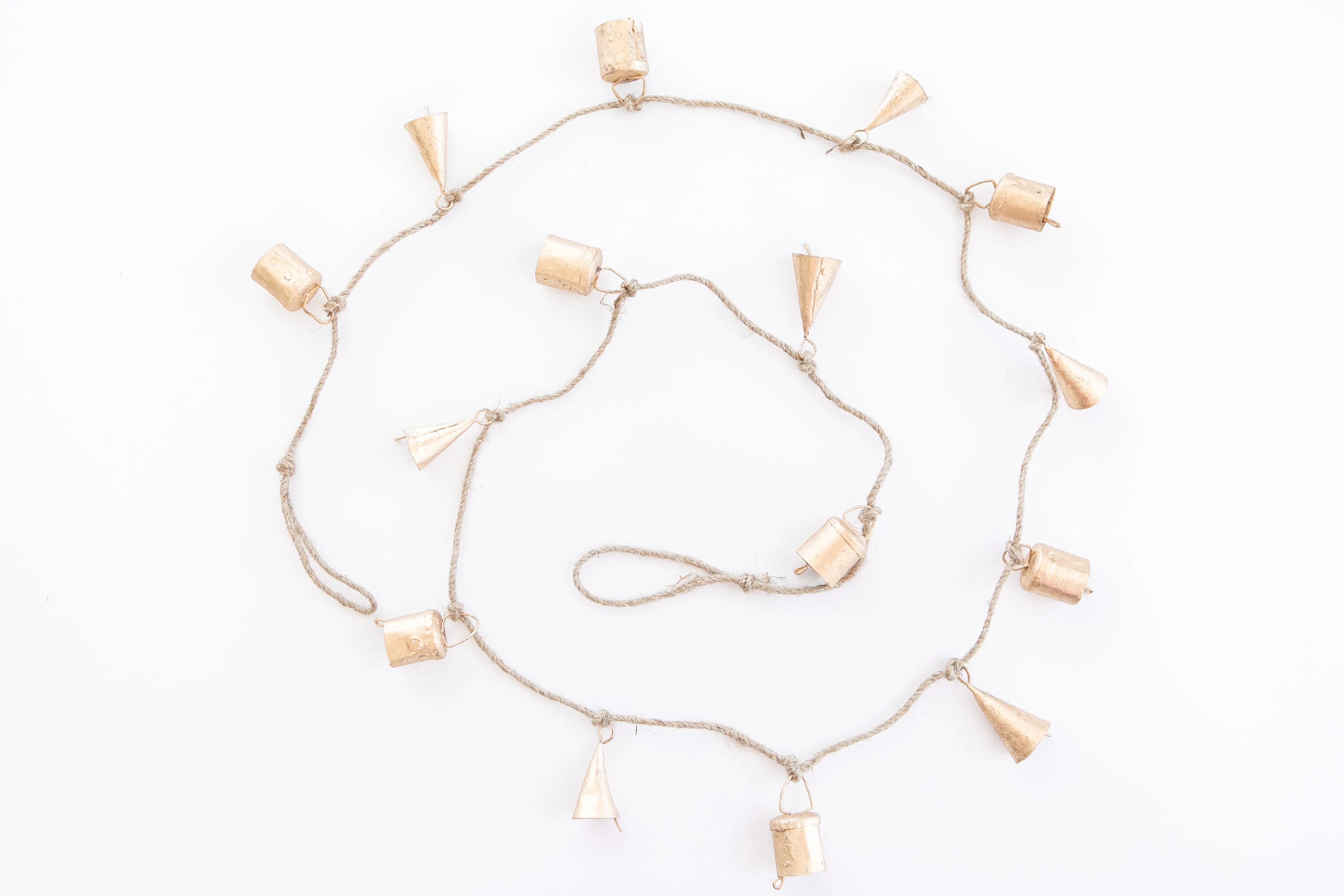 Brass Bell Holiday Garland