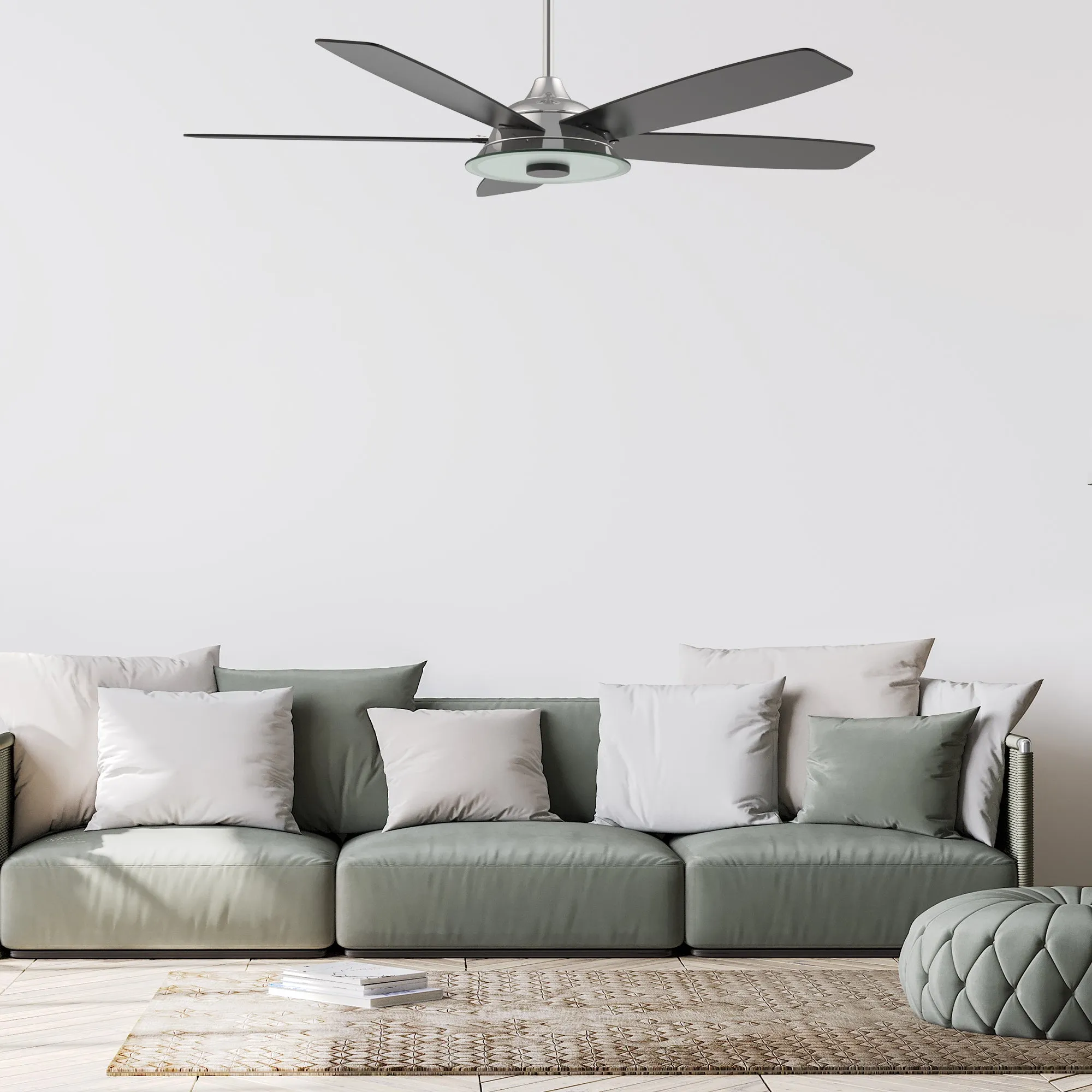 Carro Striker Smart Ceiling Fan with LED Light and Remote Outdoor/Indoor 52"