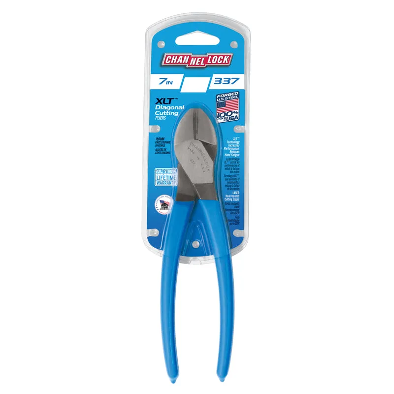 Channellock XLT 7 in. Steel Diagonal Pliers