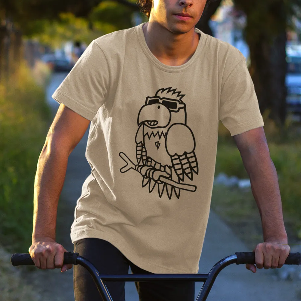 Chill Eagle Tri-Blend Tee Oatmeal