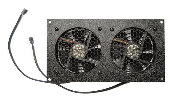 Coolerguys Dual 92mm Fan Cooling Kit with Programmable Thermal Controller