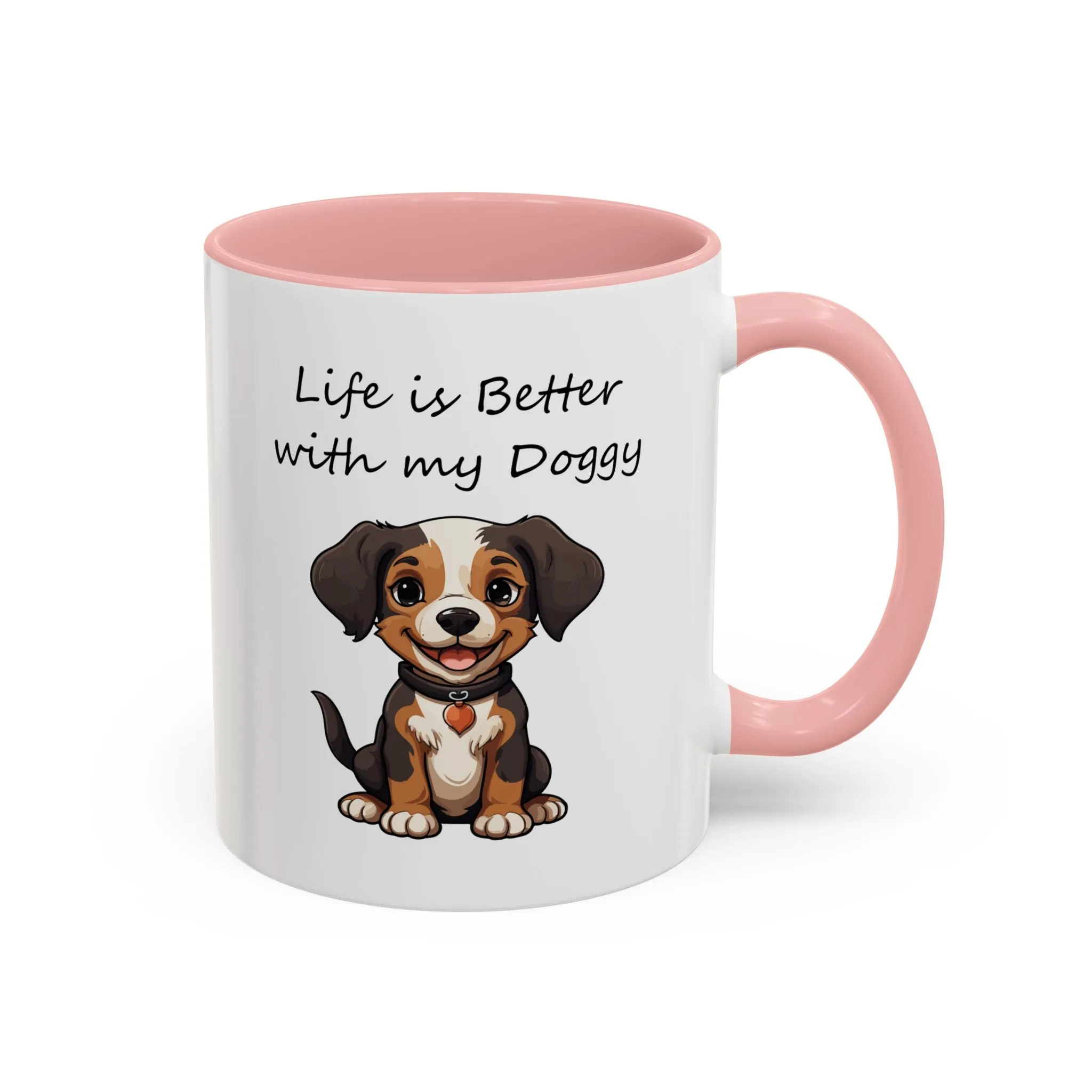 Cute Beagle Puppy Lover Coffee Mug 11oz – Custom Multi-Color Dog Lover Gift, Personalized Beagle Mug