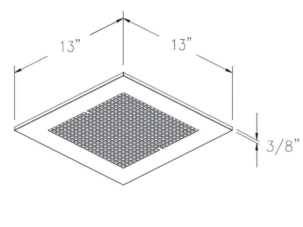 Delta BreezSignature Bathroom Exhaust Fan Metal Grille