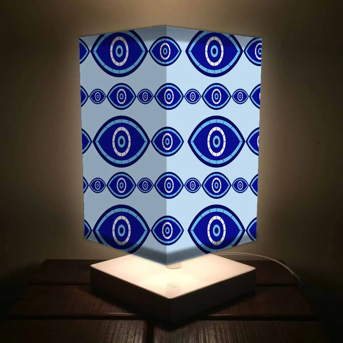 Designer Small Table Lamps for Living Room Bedroom Decor - Evil Eye Protector