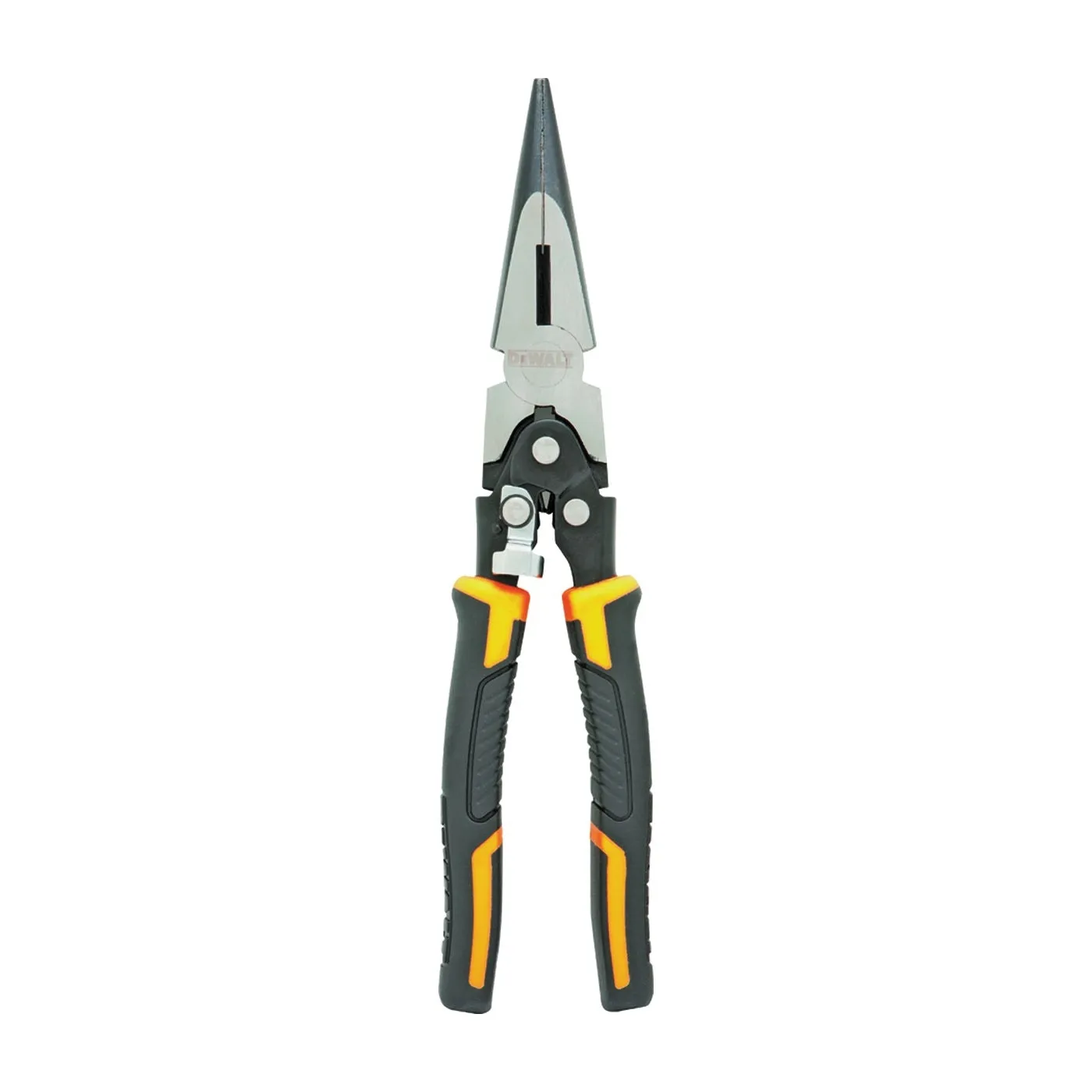 DeWALT DWHT70277 Nose Plier, 3/4 in Jaw Opening, Black/Yellow Handle, 1/2 in W Tip