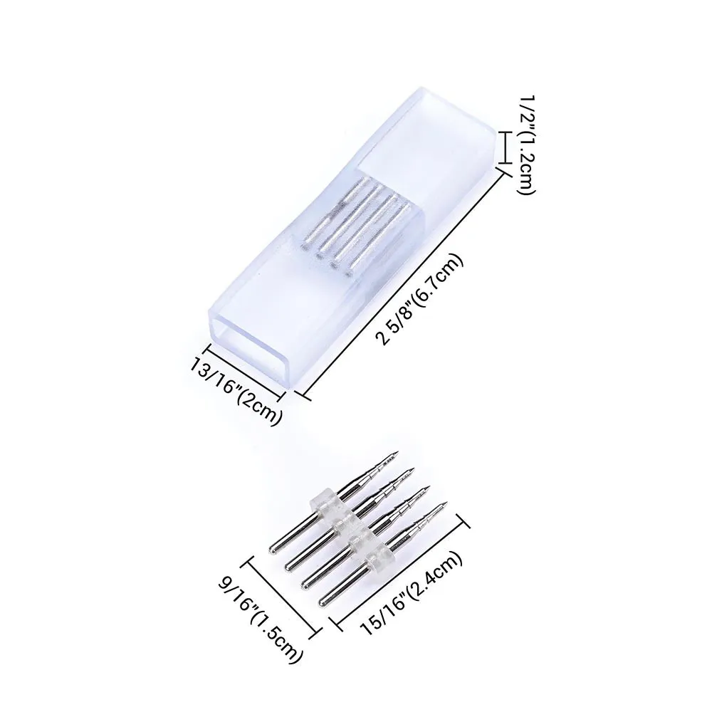 DIY 4-Wire Splice Connector for Neon Lights Multi-Color 18x8mm 10Set/pk